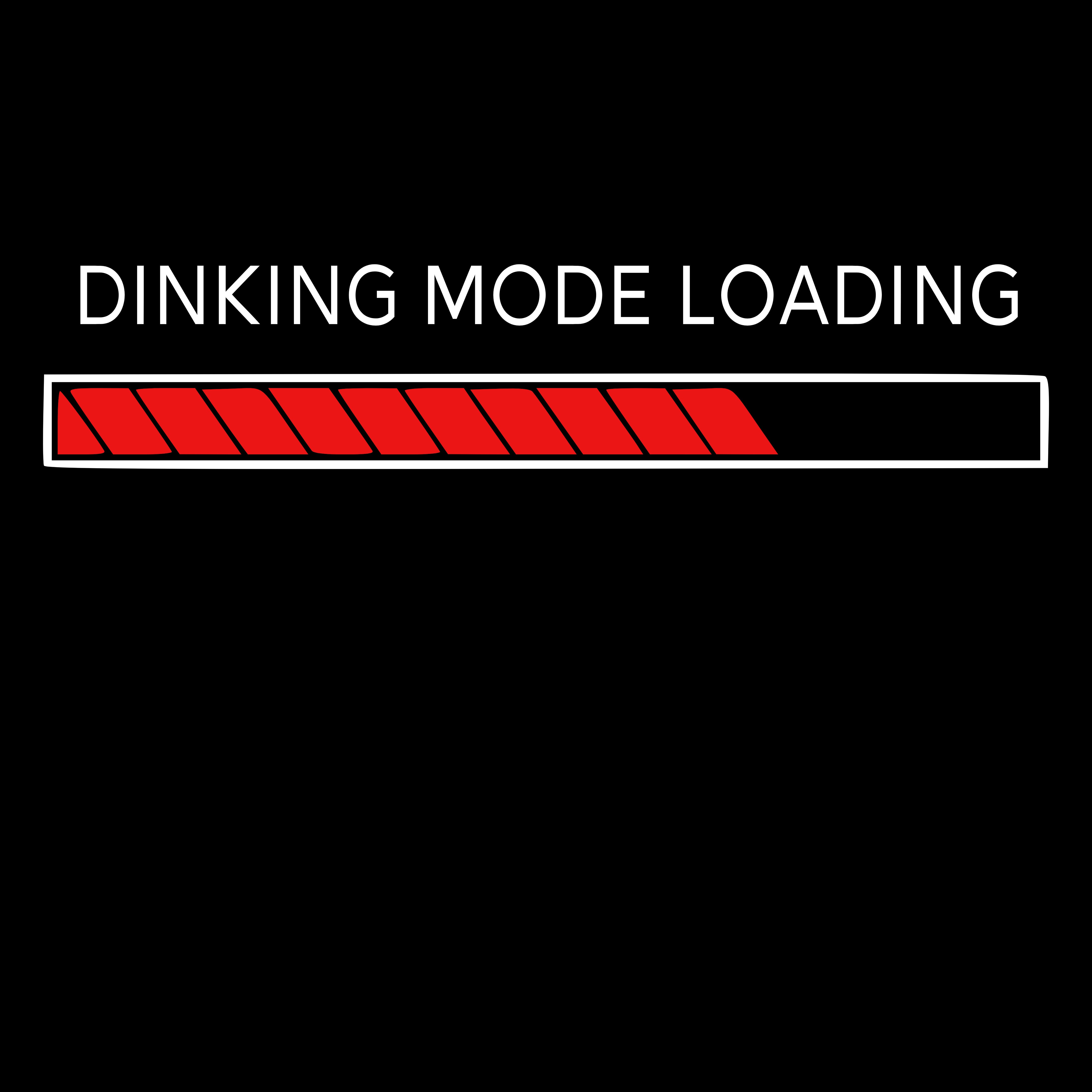 Dinking Mode Loading Graphic T-Shirt
