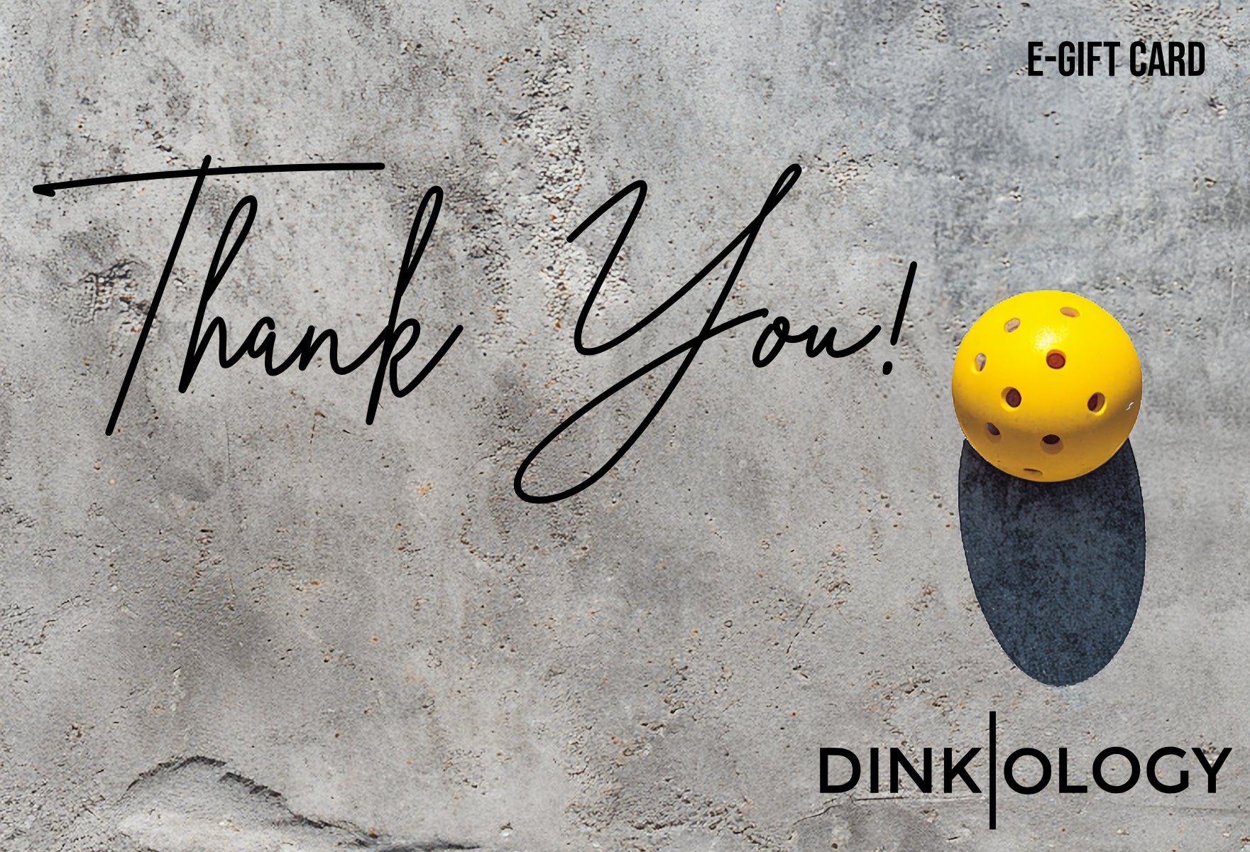 Thank You Gift Card | Dinks on Me