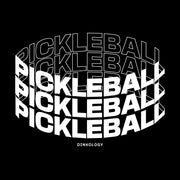 Pickleball Wave Stack Graphic T-Shirt