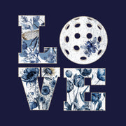 Love Pickleball Floral Graphic T-Shirt