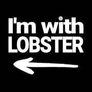 I’m With Lobster Couples Matching Graphic T-Shirt (Right Arrow)