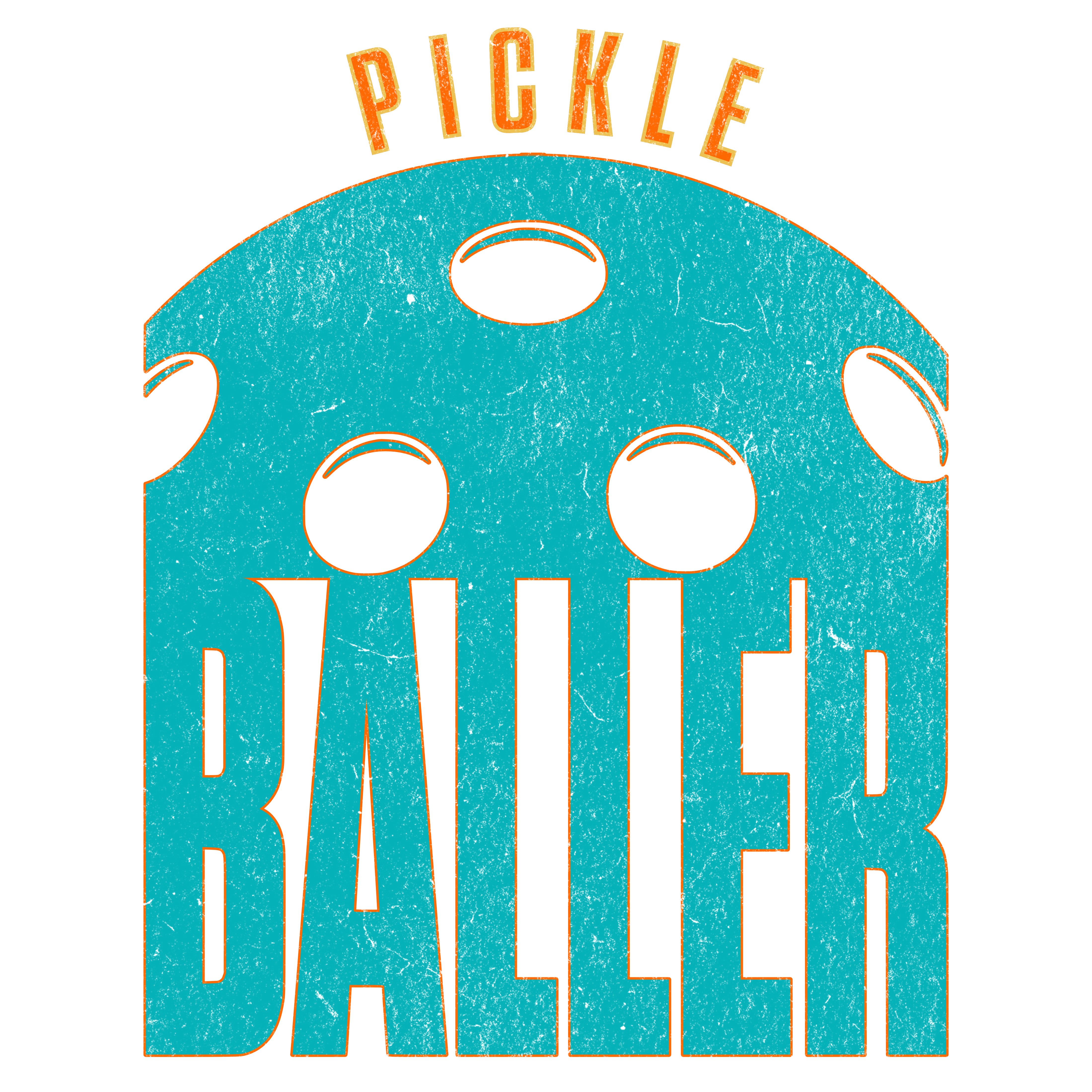 PickleBaller" Tee – Play Hard. Ball Harder.