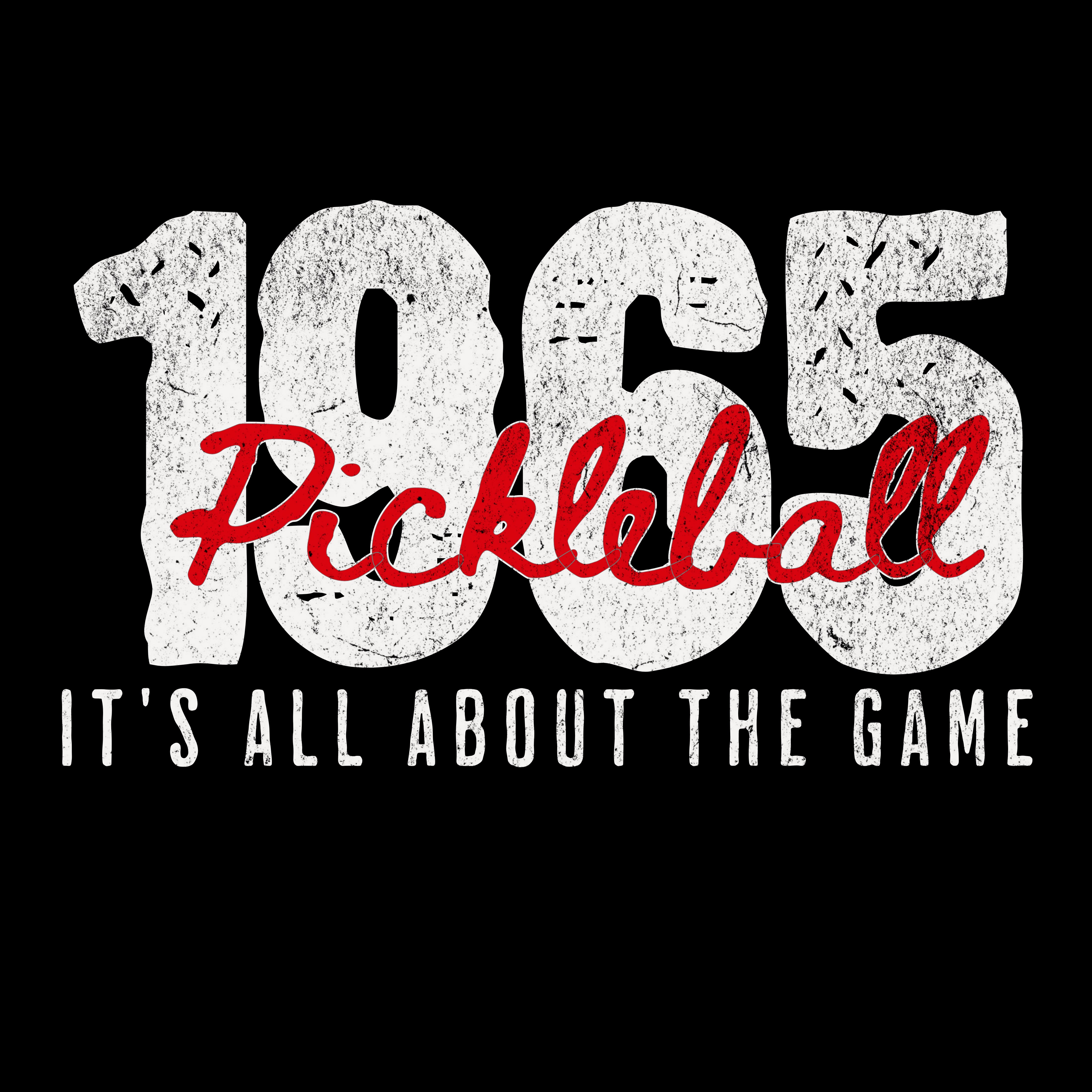 1965 Pickleball It’s All About the Game Graphic T-Shirt