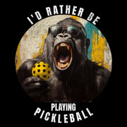 I’d Rather Be Playing Pickleball Savage Graphic T-Shirt