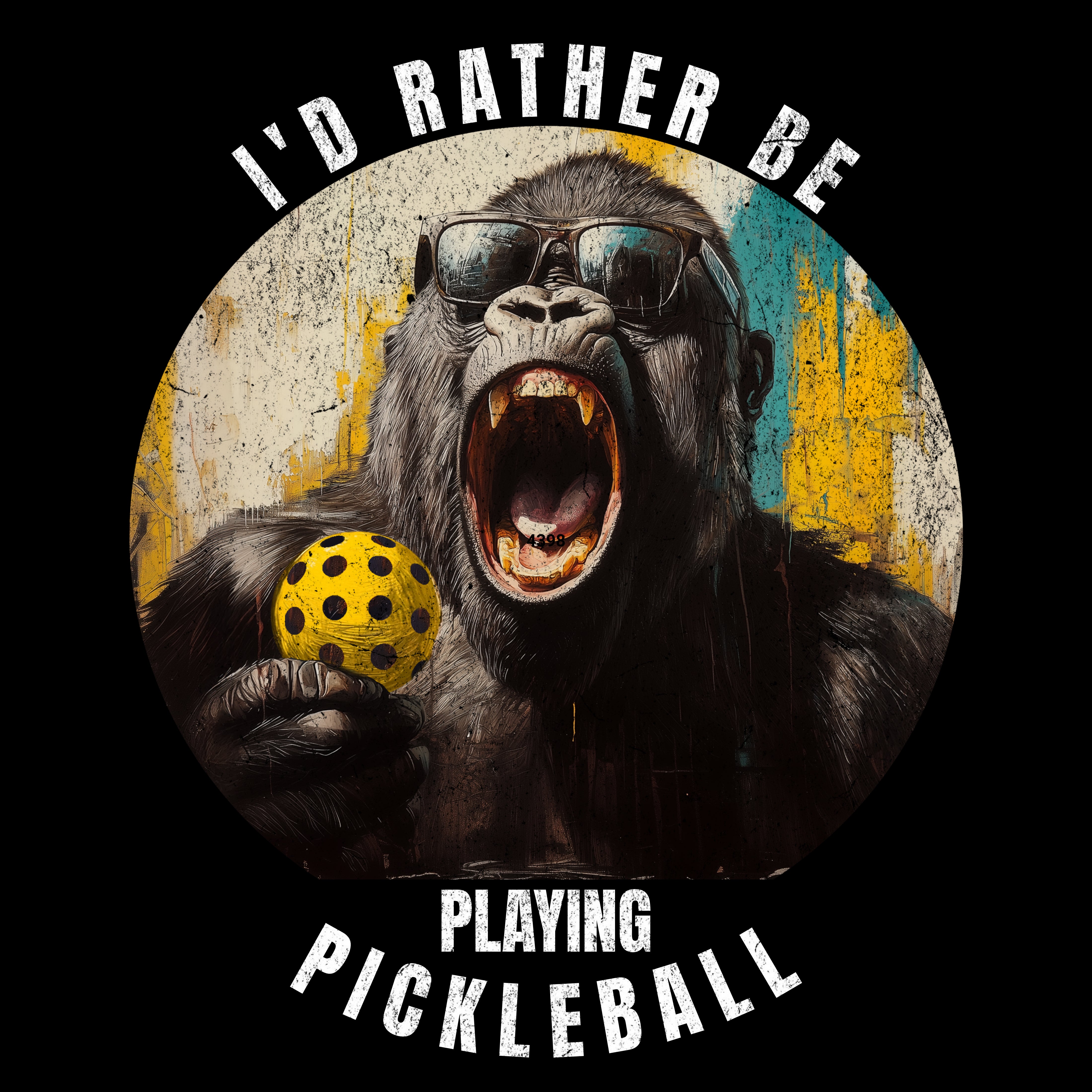 I’d Rather Be Playing Pickleball Savage Graphic T-Shirt
