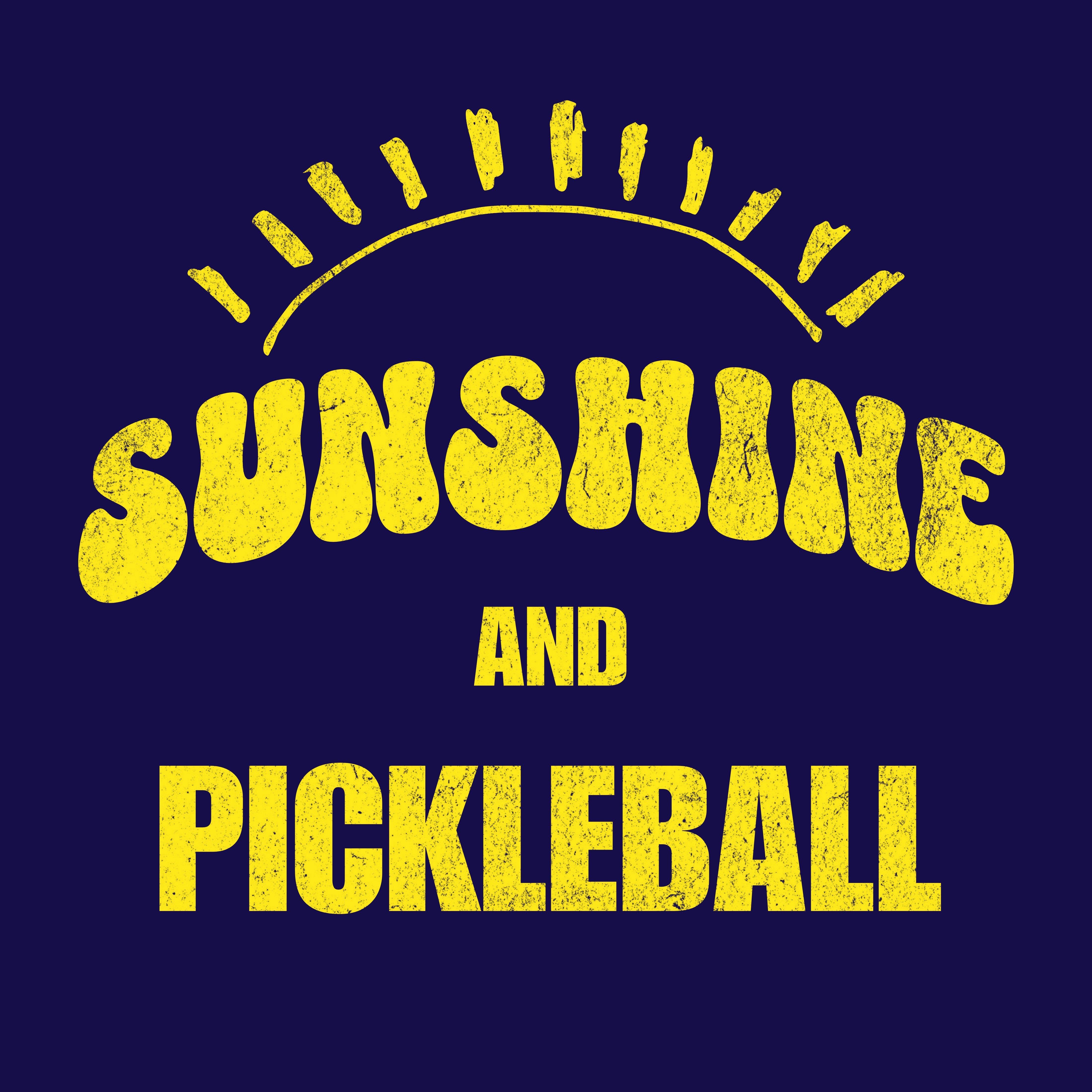 Sunshine and Pickleball Graphic T-Shirt