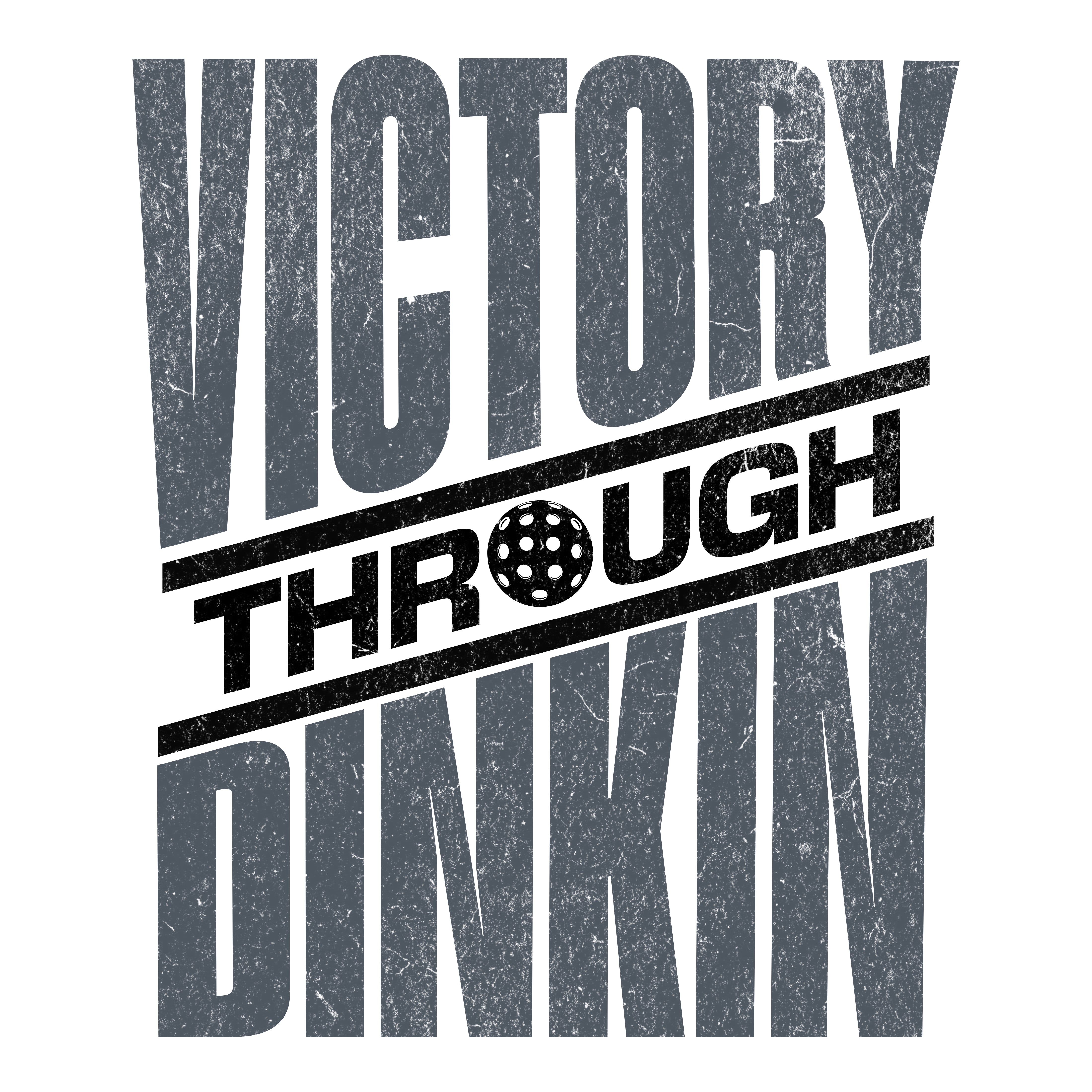 Victory Through Dinkin: Power is Cool, Precision Wins - Back Print Tee